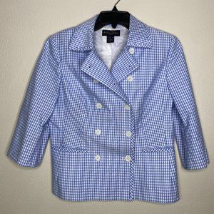 BROOKS BROTHERS Gingham Blazer